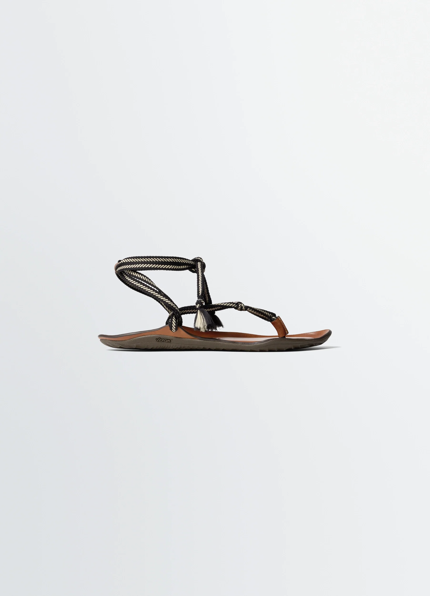 VIBRAM SANDALS IN LEATHER