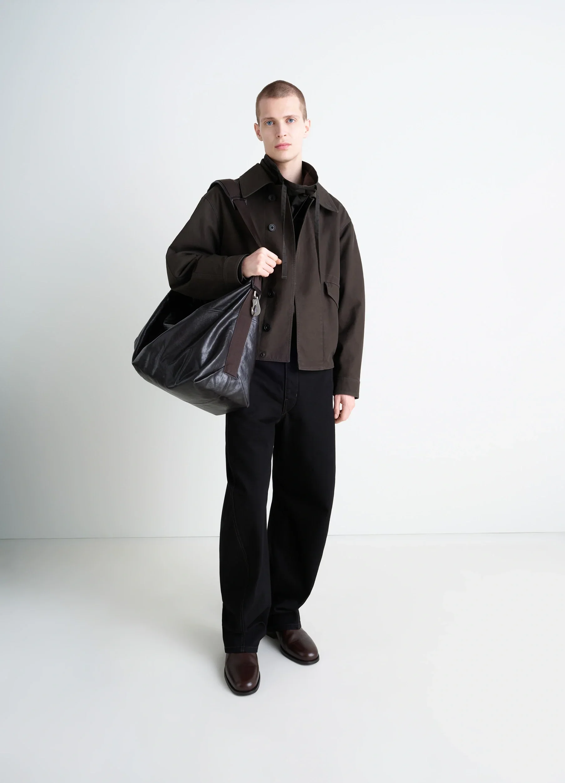 BERLINGOT 72H WEEKEND BAG IN LEATHER