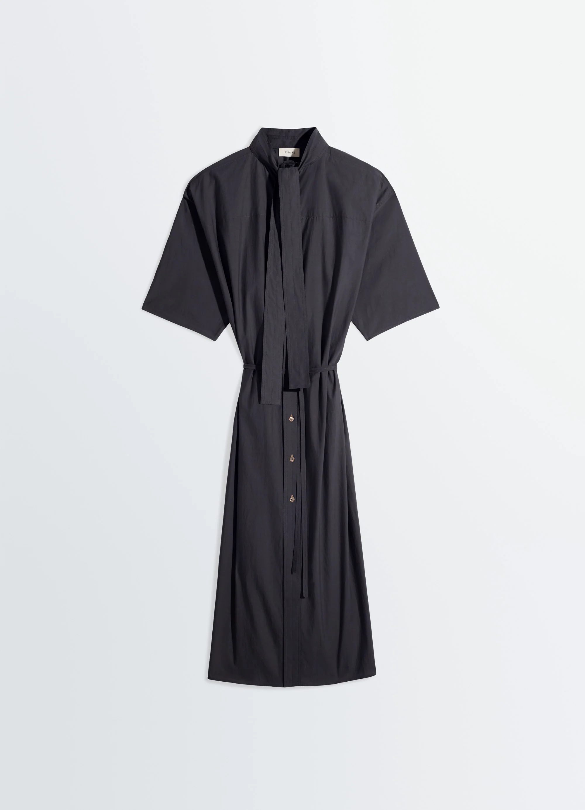 REVERSIBLE TUBE DRESS IN WASHED COTTON SILK