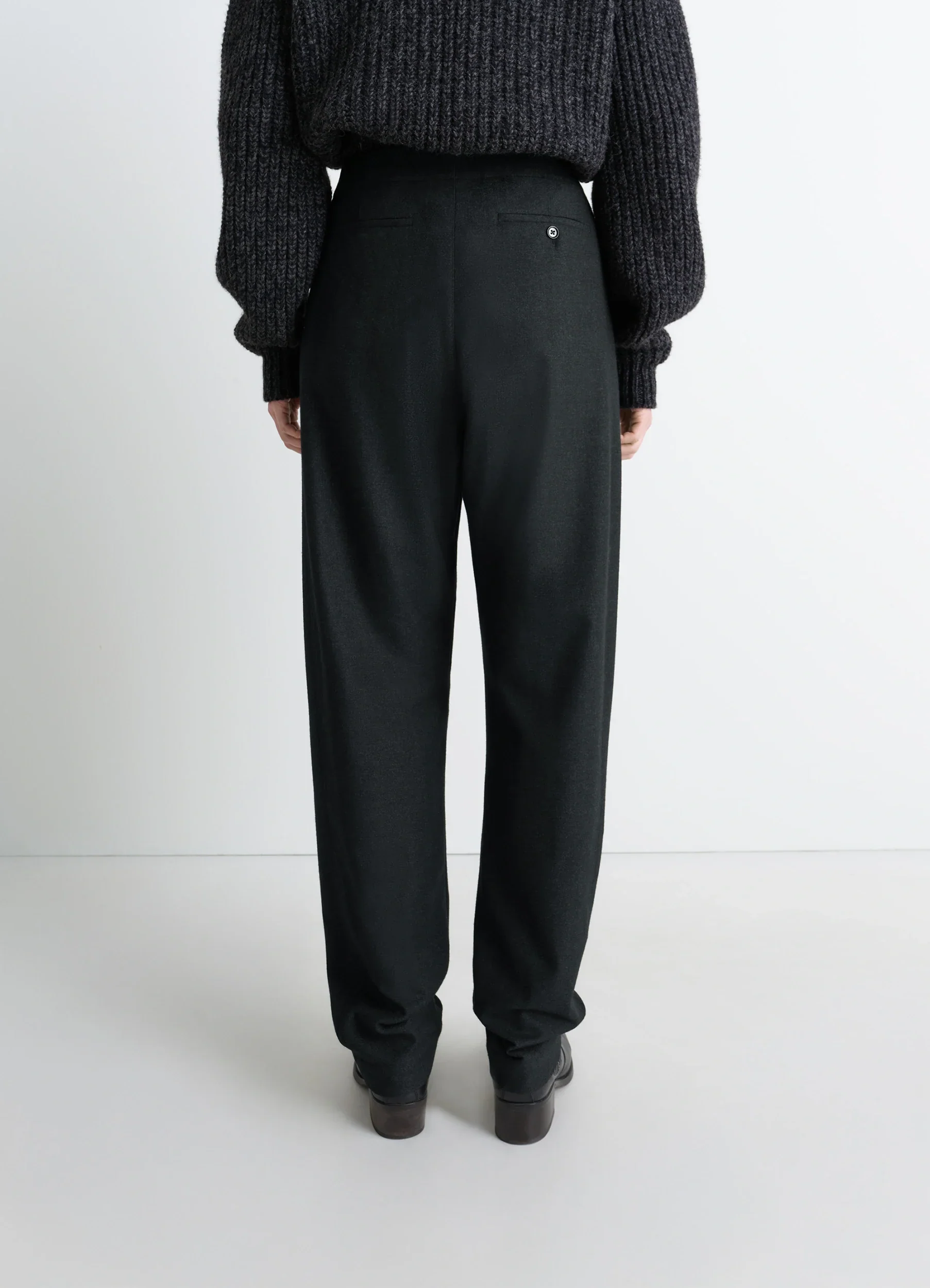 DRAWSTRING PANTS IN CASHMERE