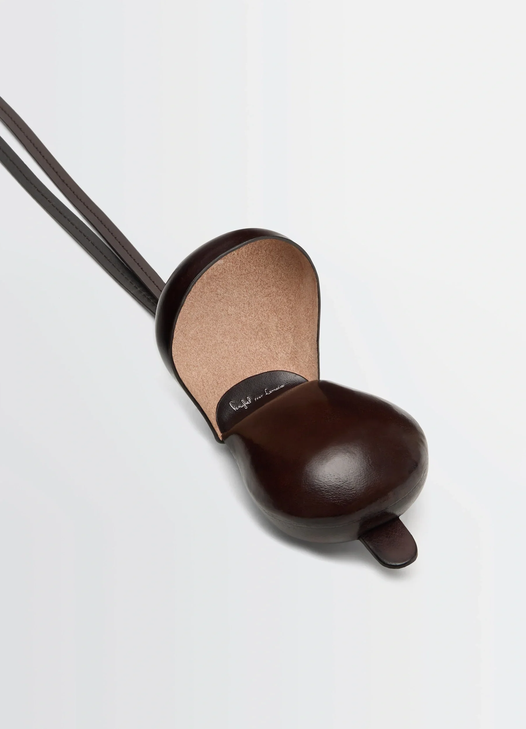CARLOS CASTANET COIN PURSE NECKLACE IN LEATHER