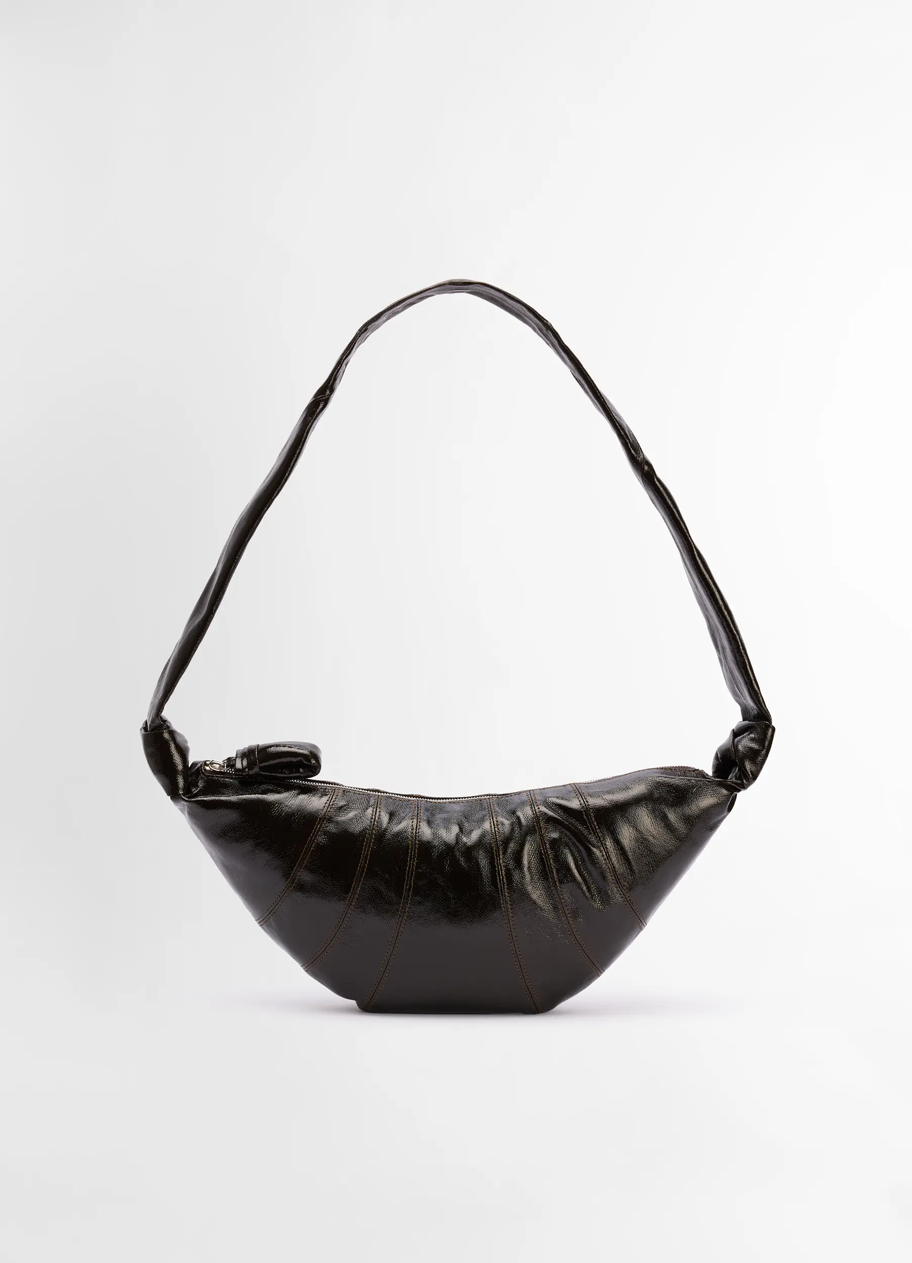 MEDIUM CROISSANT BAG IN COATED COTTON