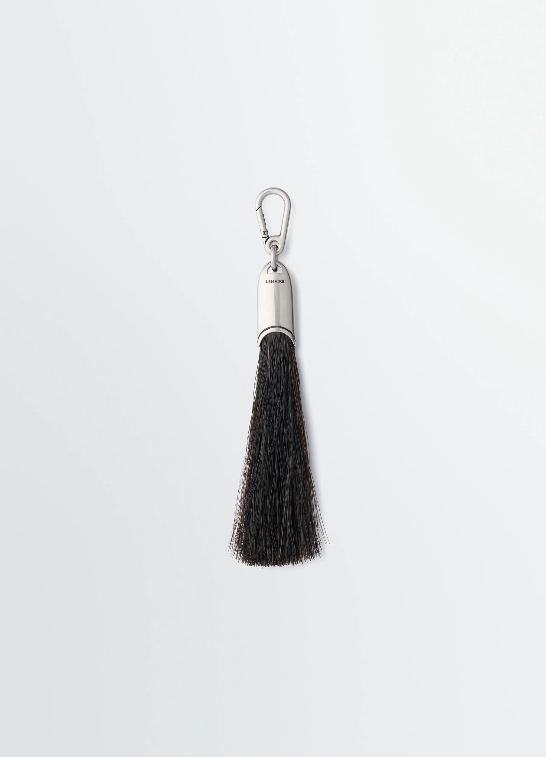 MAXI BRUSH BAG CHARM IN HORSEHAIR