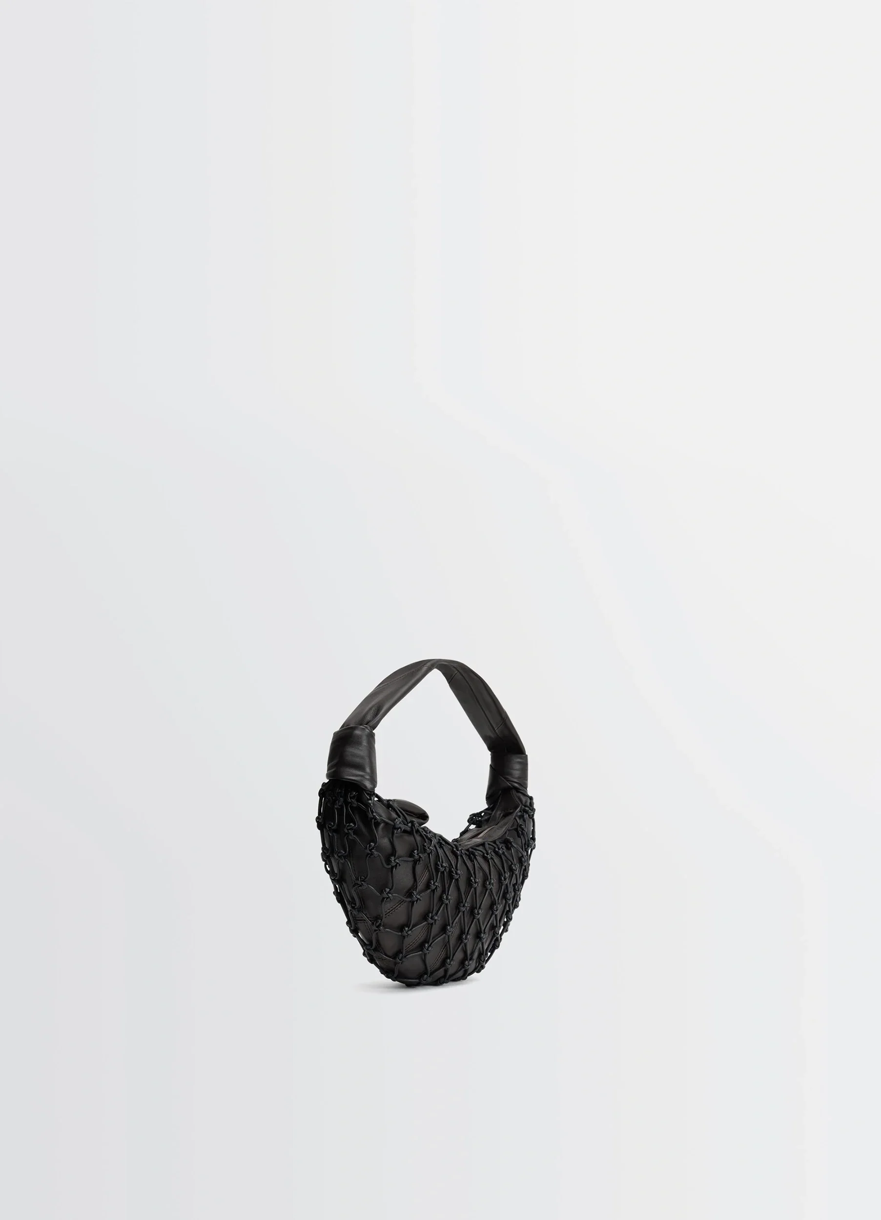 MINI FORTUNE CROISSANT INFINITE LOVE KNOT IN LEATHER