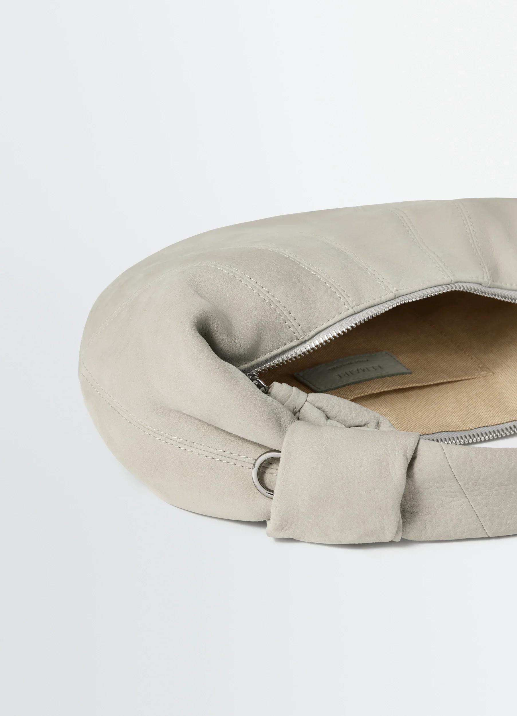 MINI FORTUNE CROISSANT BAG IN NUBUCK LEATHER