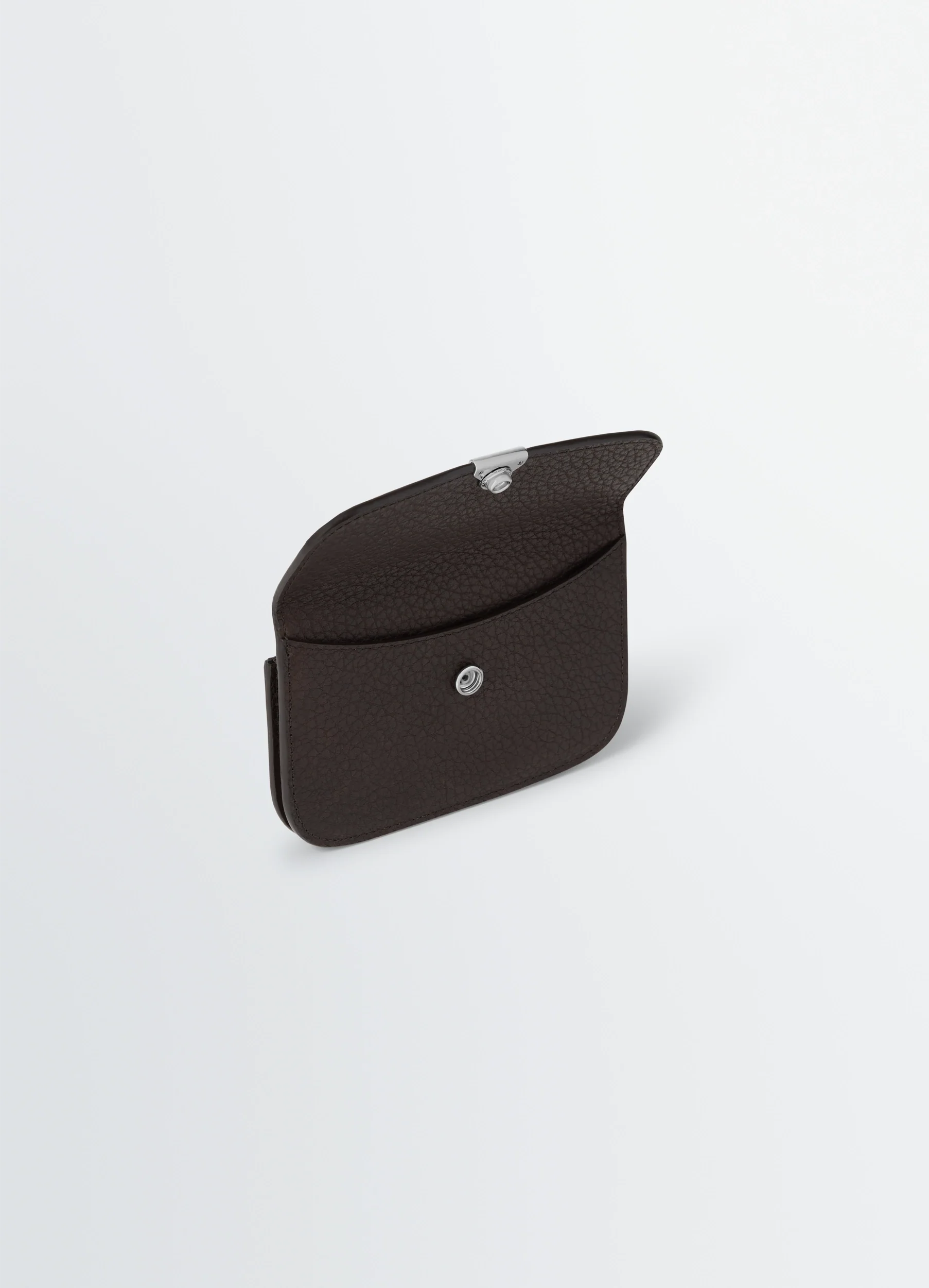 SOFT TAB CARD HOLDER COIN PURSE IN LEATHER