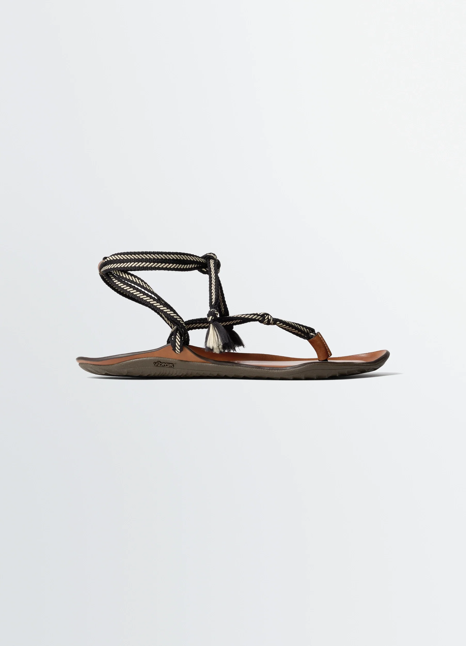 VIBRAM SANDALS IN LEATHER