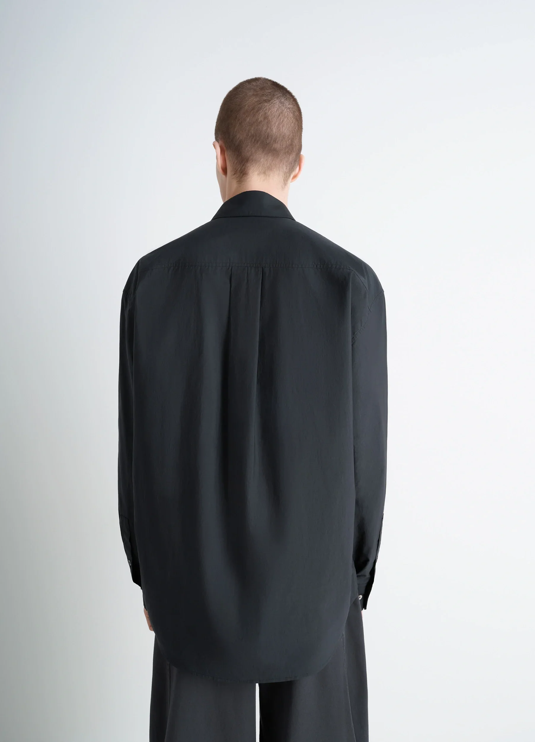 REGULAR SHIRT IN WASHED COTTON SILK