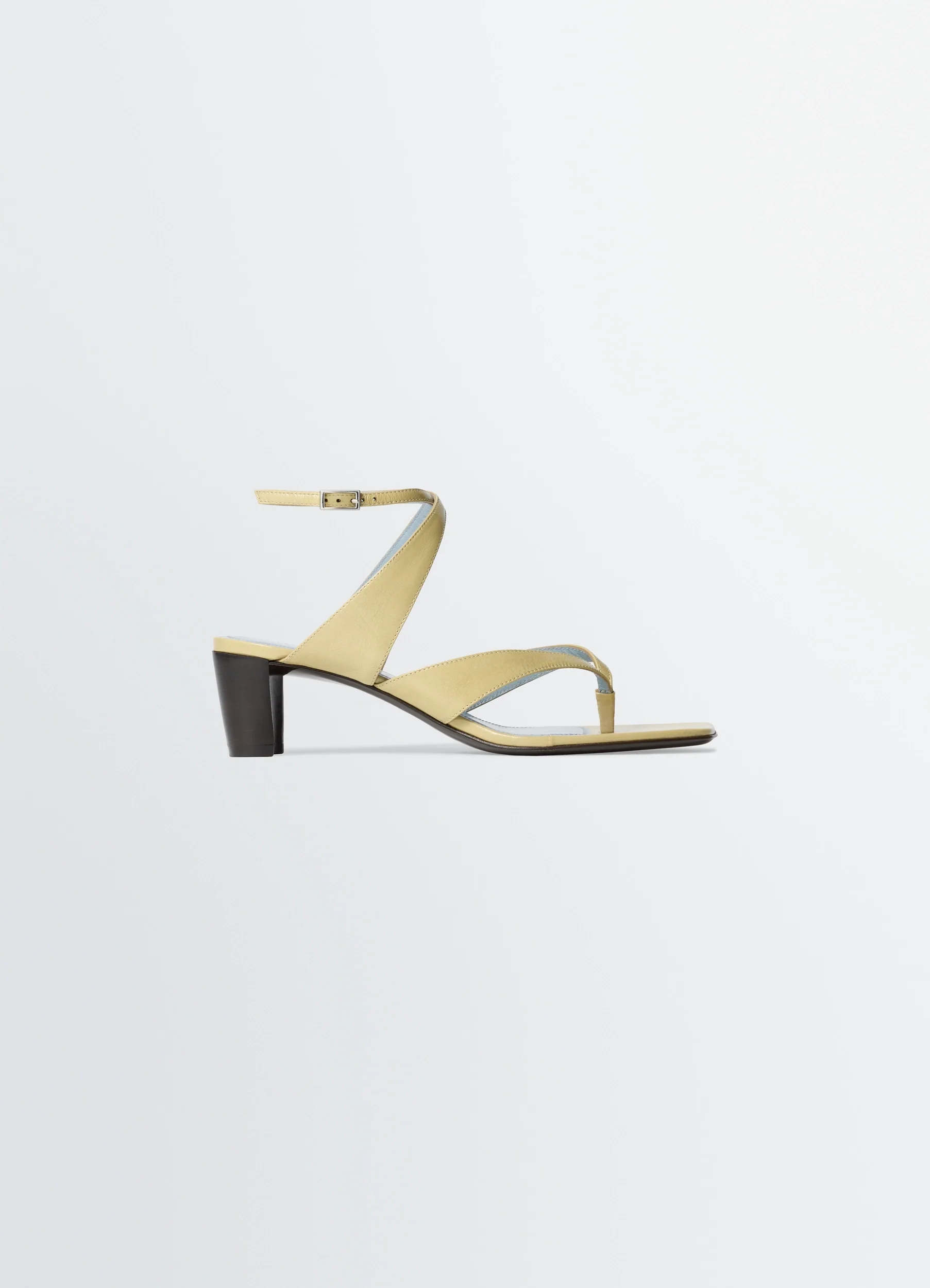 TONG SANDALS 50 MM HEEL IN LEATHER