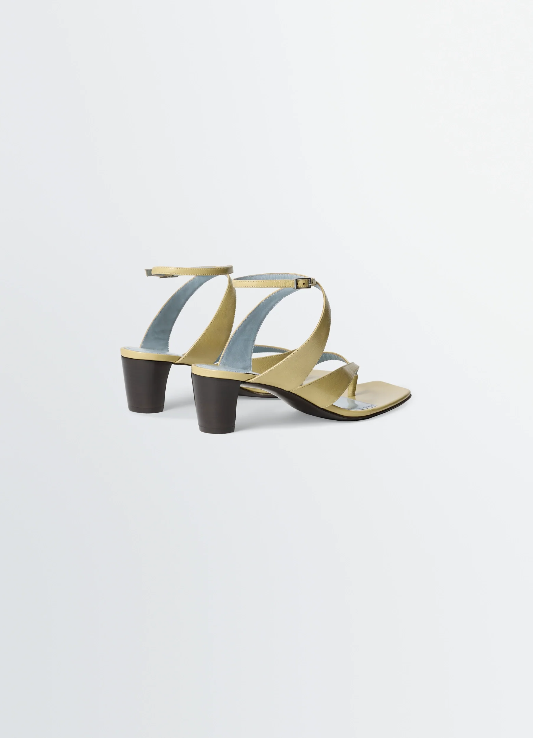 TONG SANDALS 50 MM HEEL IN LEATHER