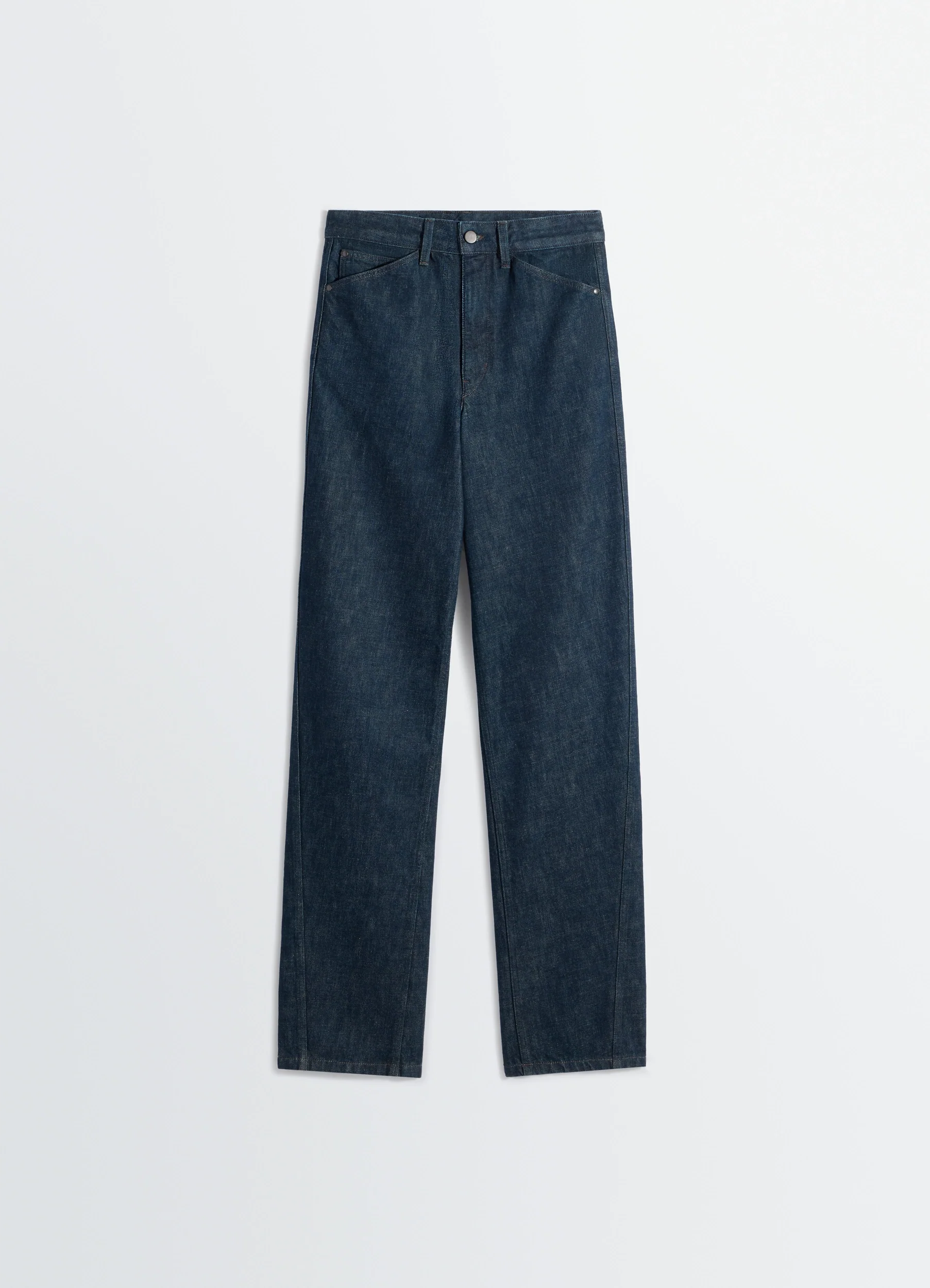 FIVE POCKETS TWISTED PANTS IN DENIM