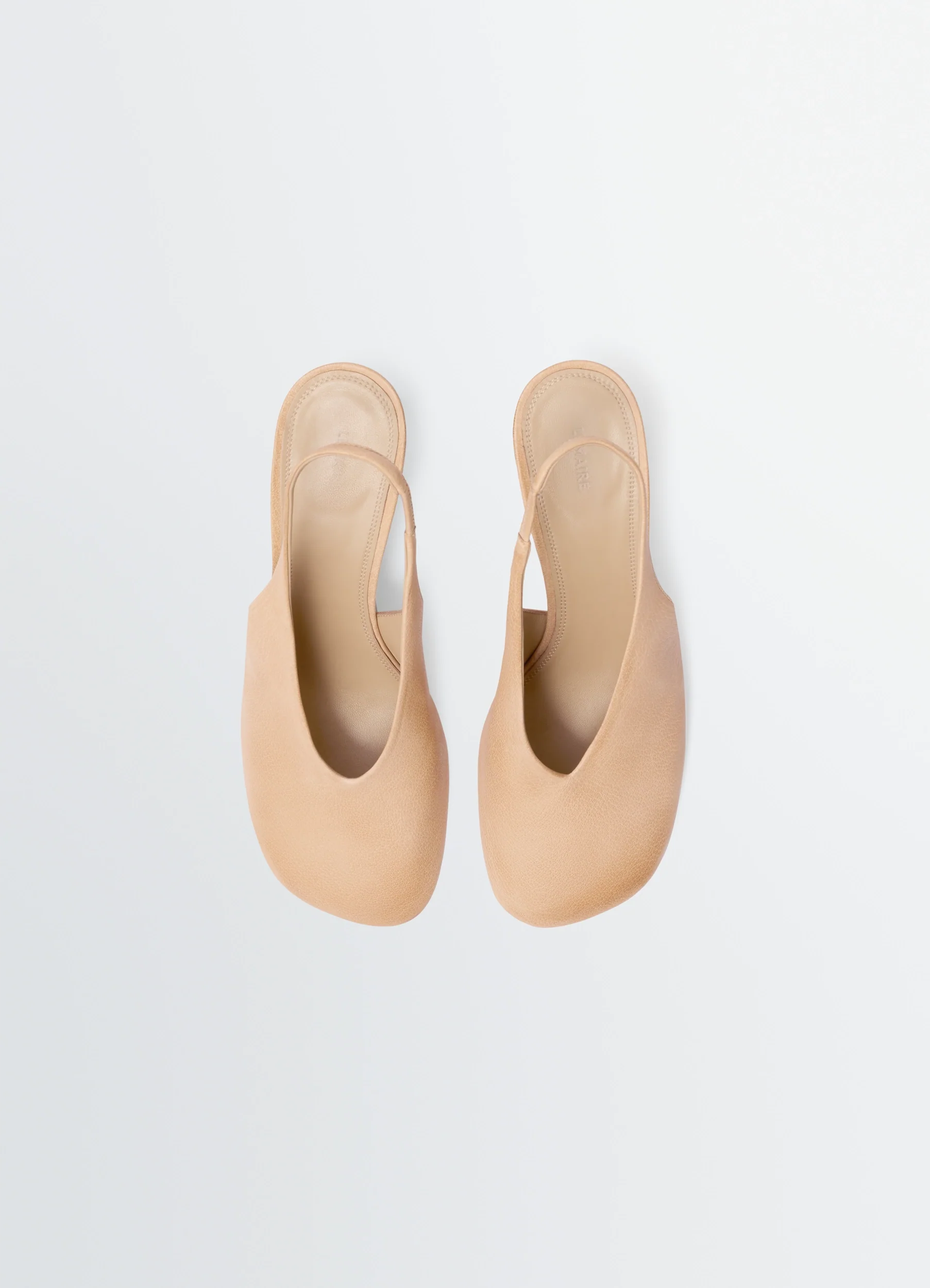 GLOVE SLINGBACK PUMPS 80 MM HEEL IN LEATHER