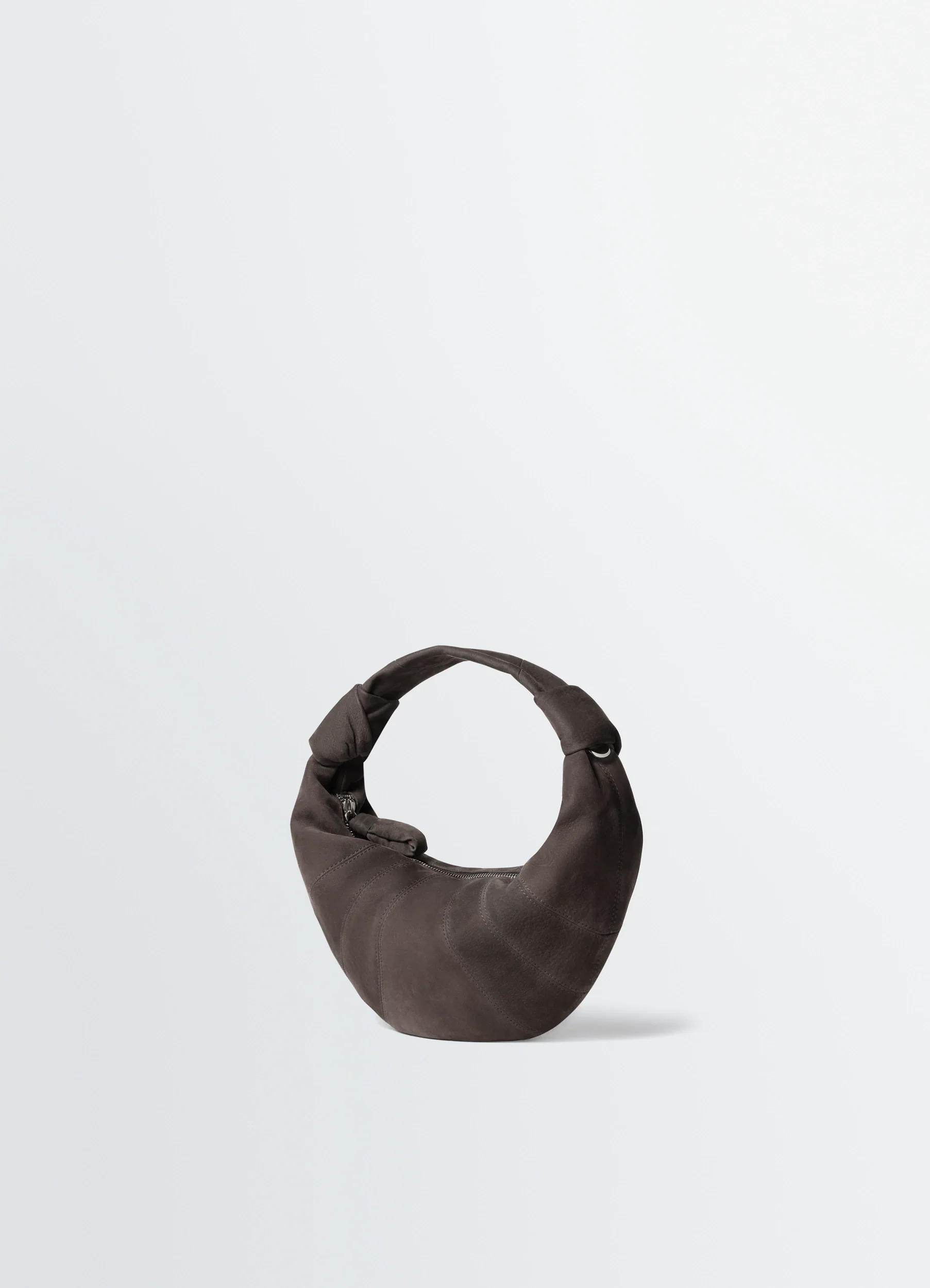 MINI FORTUNE CROISSANT BAG IN NUBUCK LEATHER