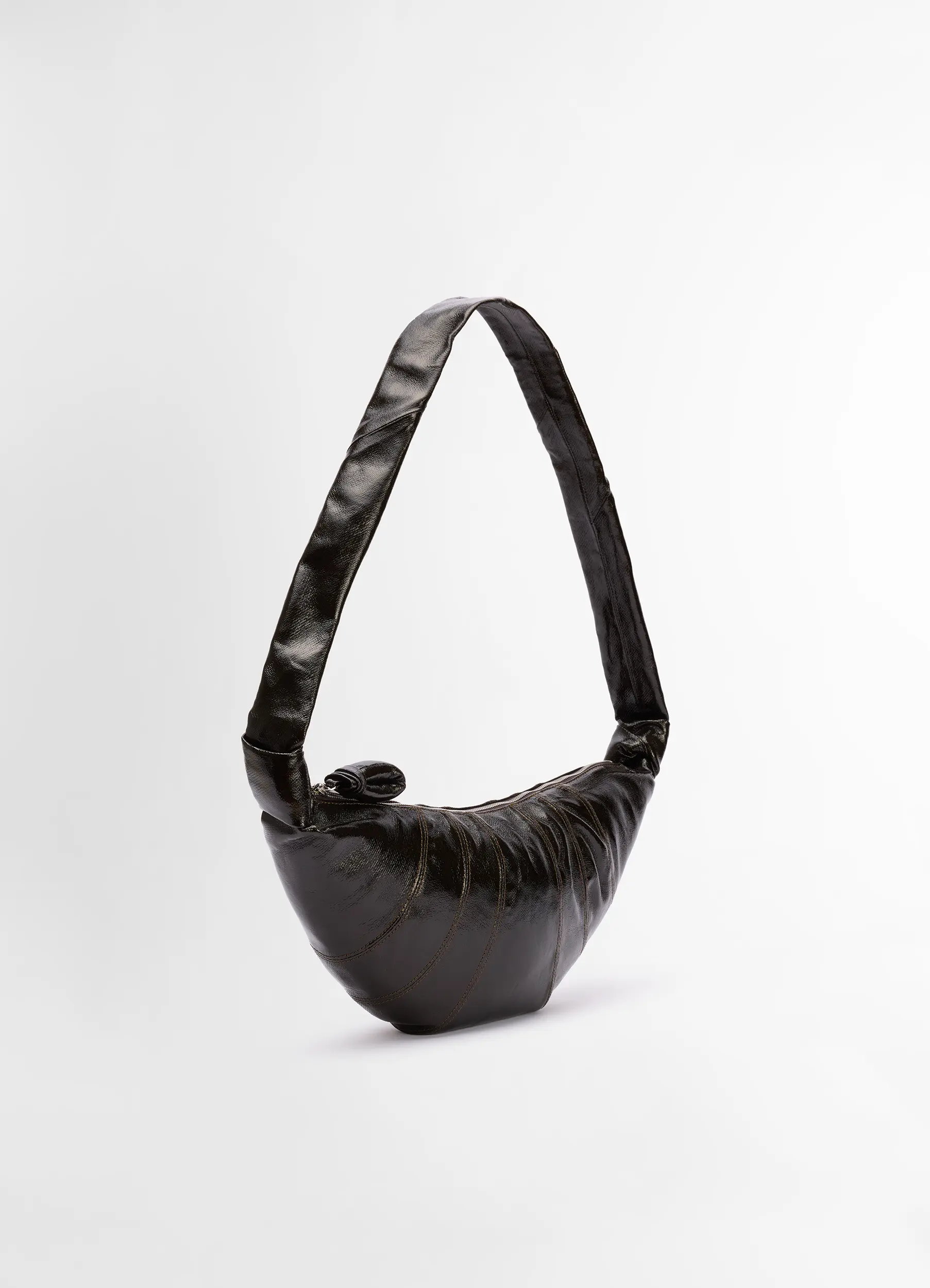 MEDIUM CROISSANT BAG IN COATED COTTON