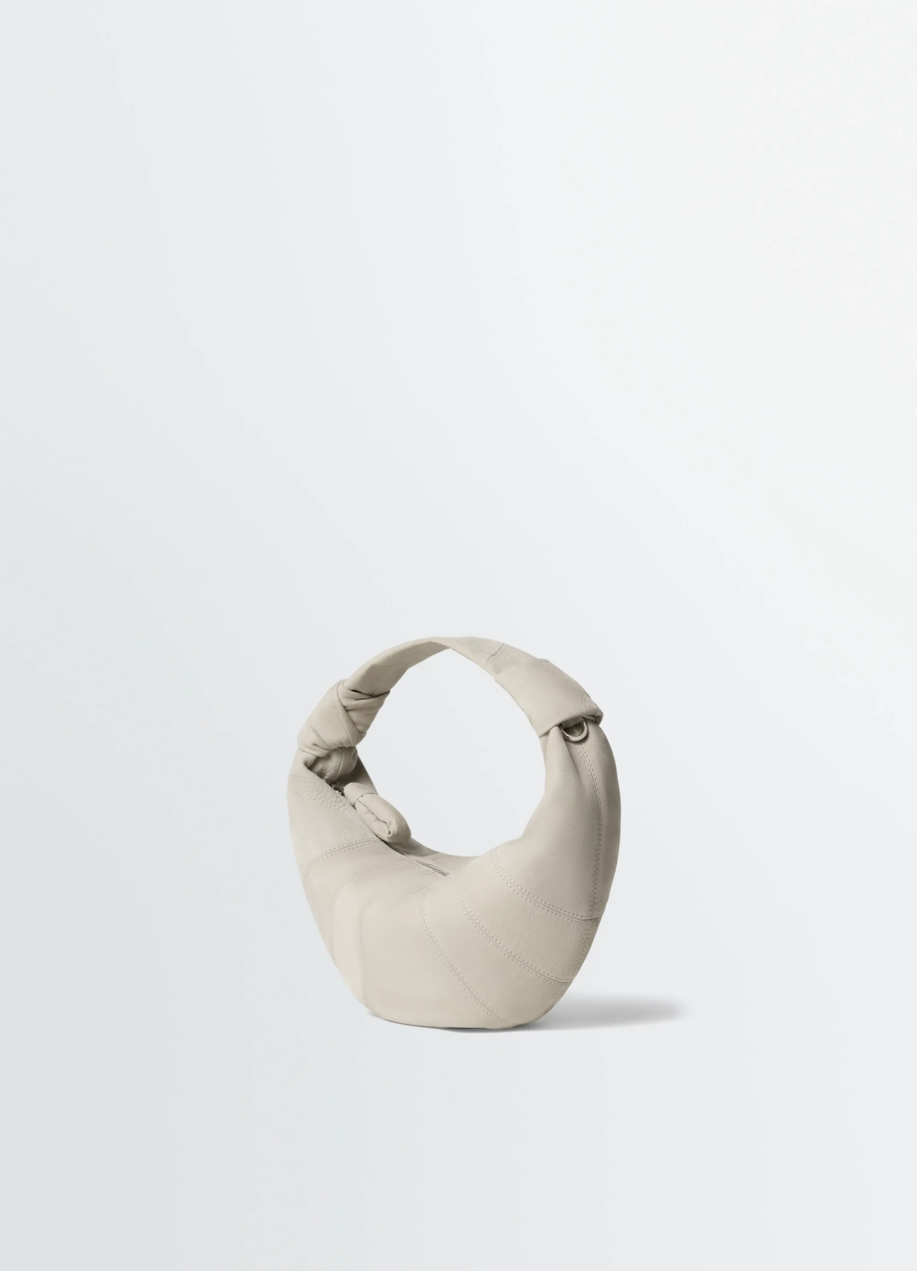 MINI FORTUNE CROISSANT BAG IN NUBUCK LEATHER