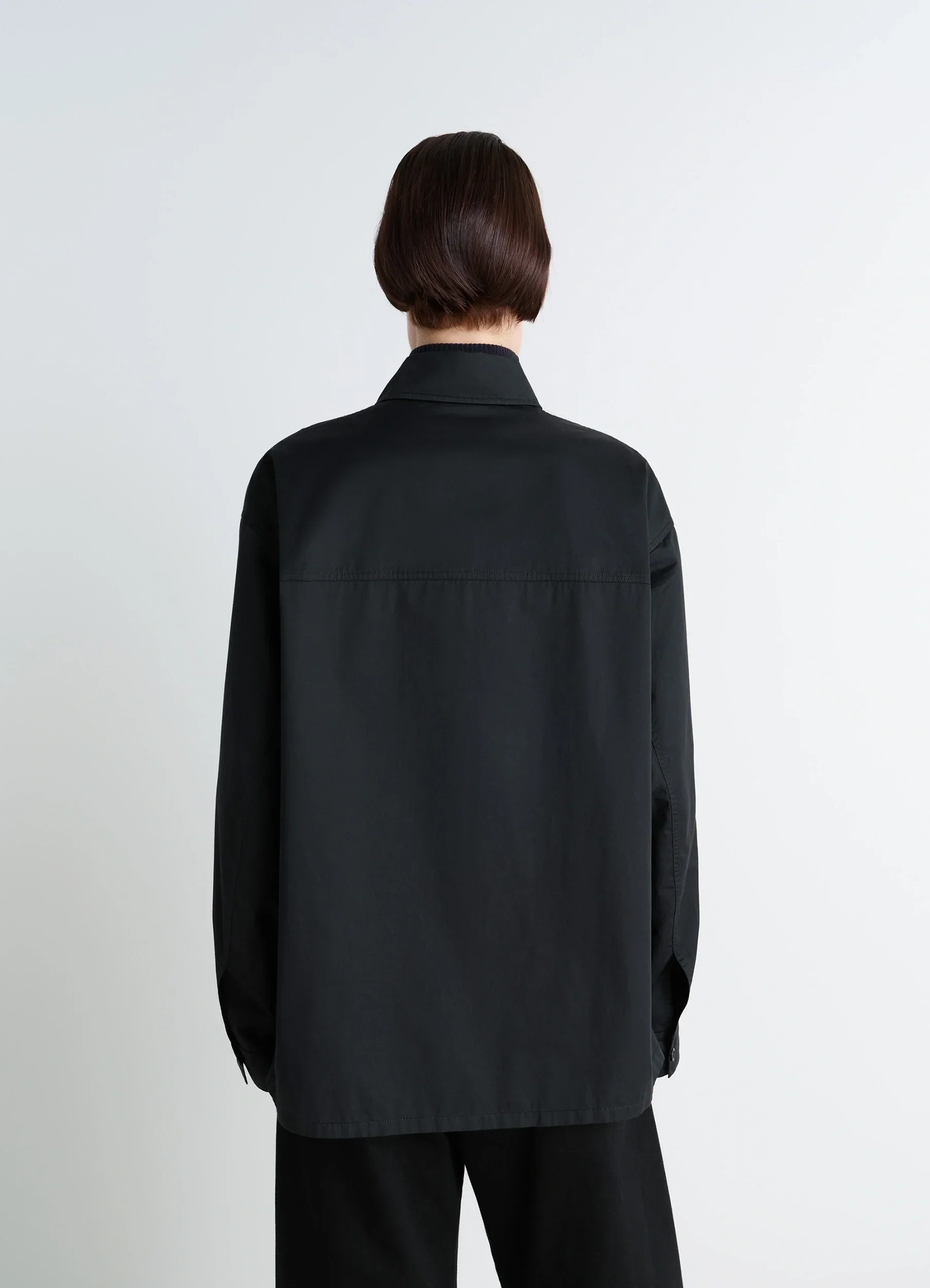 PYJAMA SHIRT IN COTTON SATIN