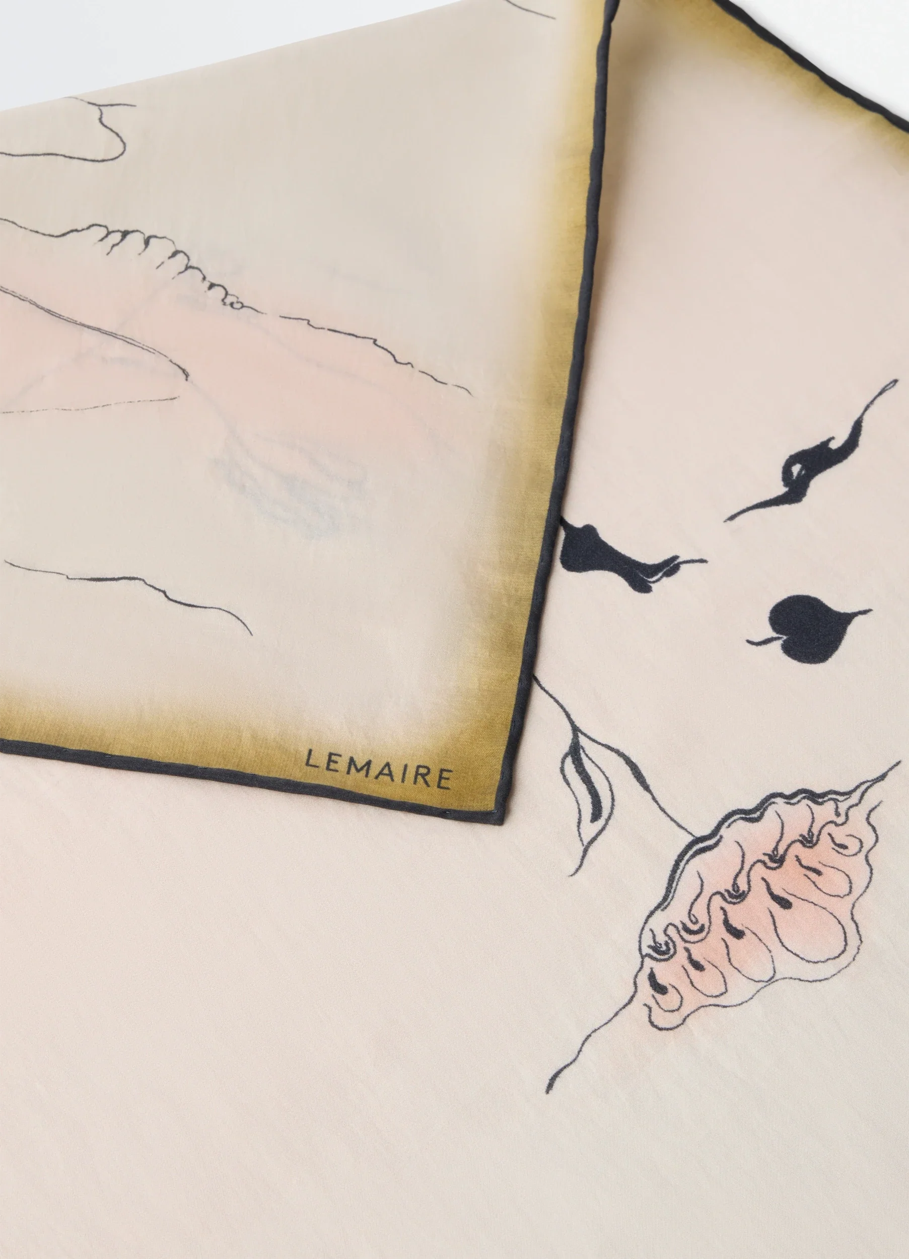 SCARF LANDSCAPE HABOTAI 60X60 IN SILK