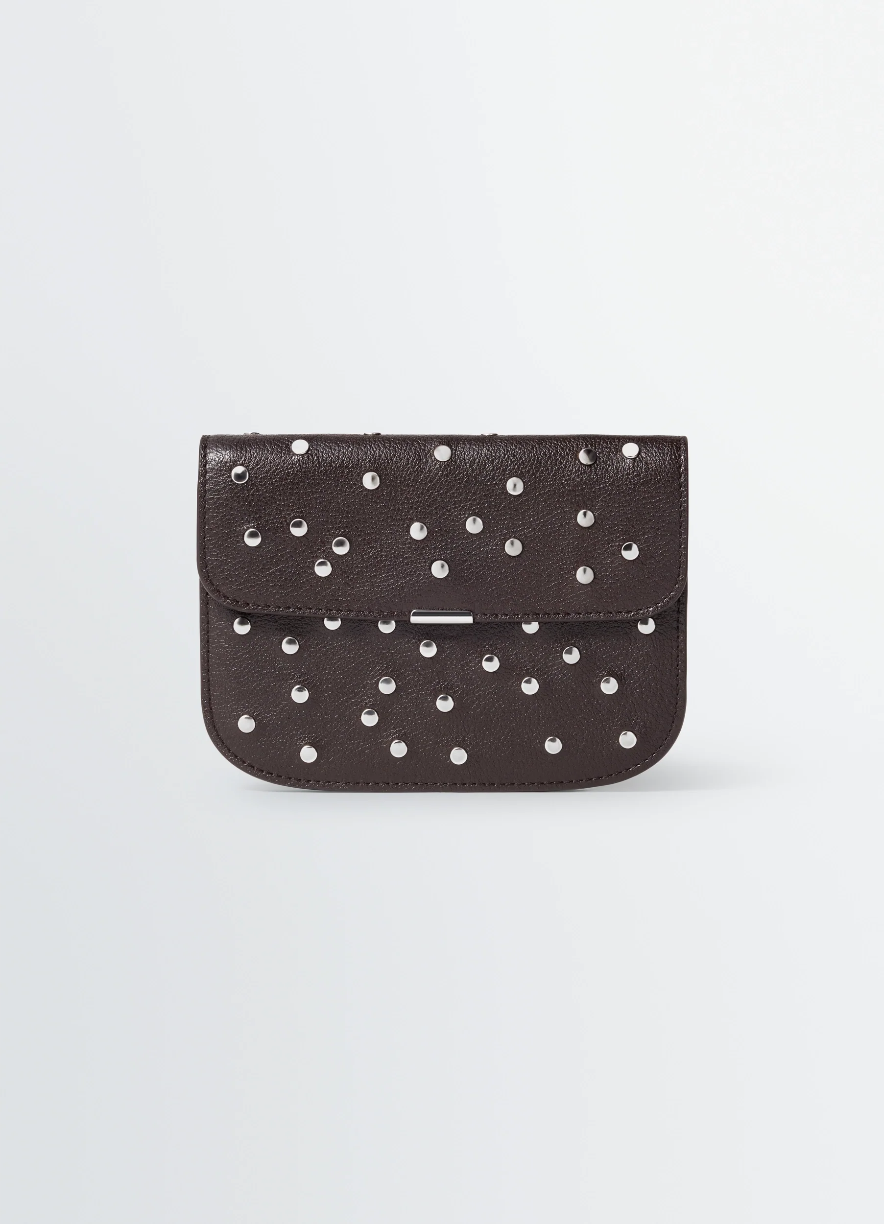 SOFT TAB STUDS DOTS WALLET IN LEATHER