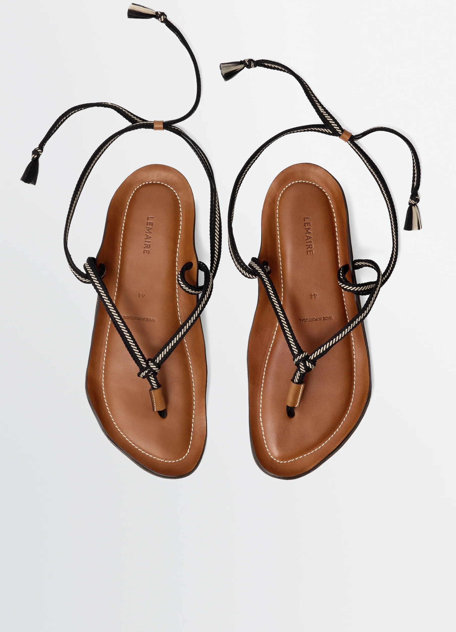 VIBRAM SANDALS IN LEATHER
