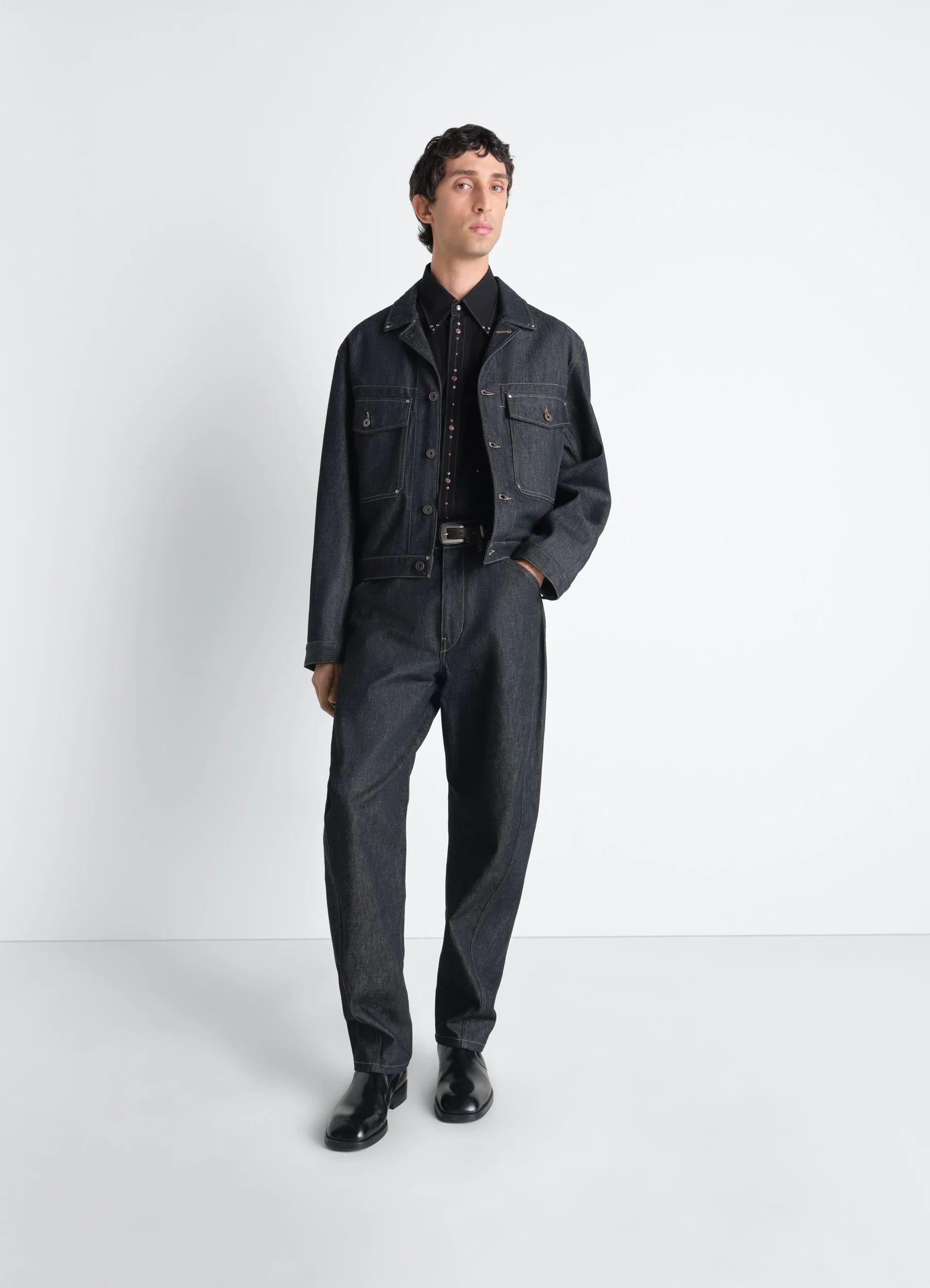 TWISTED WORKWEAR PANTS IN DENIM