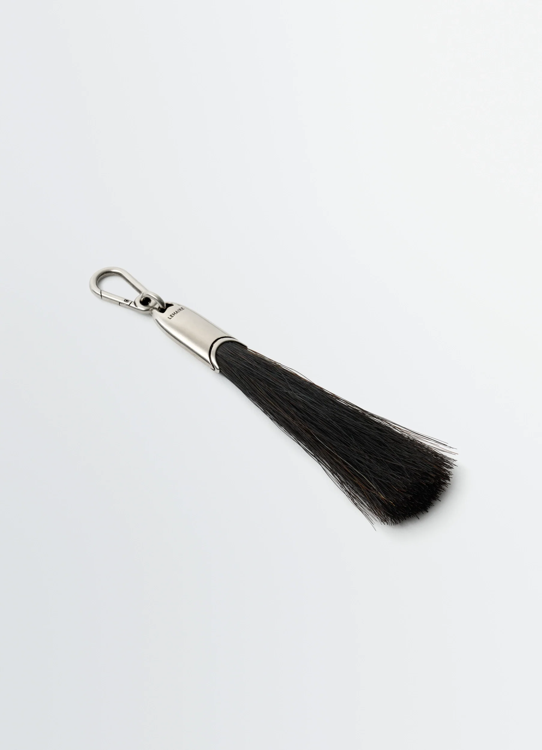 MAXI BRUSH BAG CHARM IN HORSEHAIR