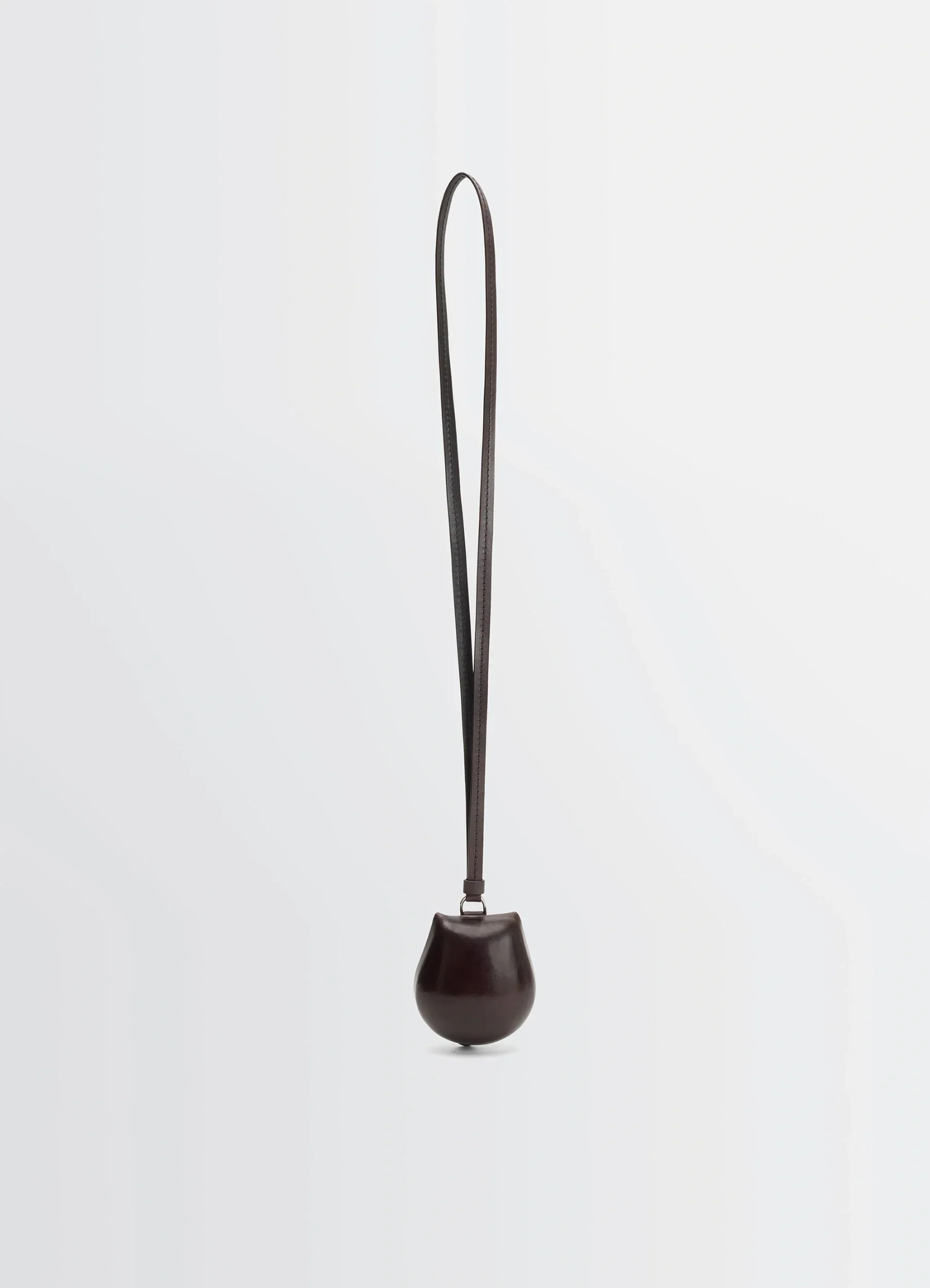 CARLOS CASTANET COIN PURSE NECKLACE IN LEATHER