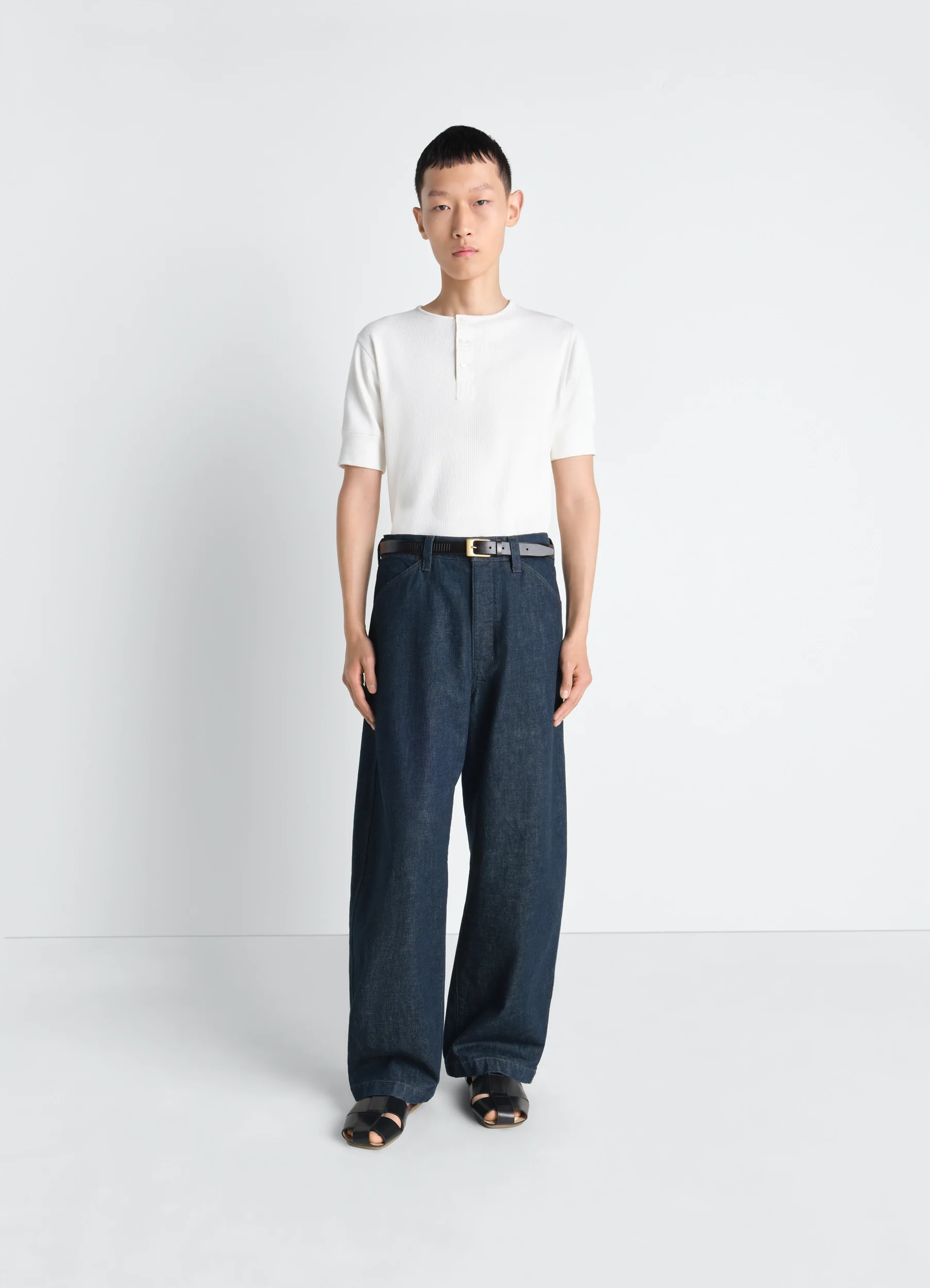 RIB HENLEY TOP IN JERSEY