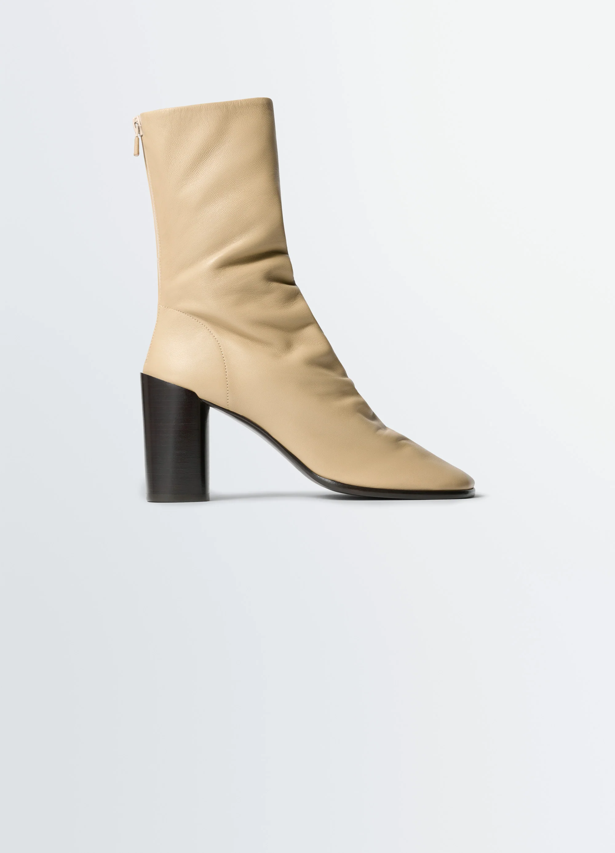 GLOVE ANKLE BOOTS WITH 80MM HEEL