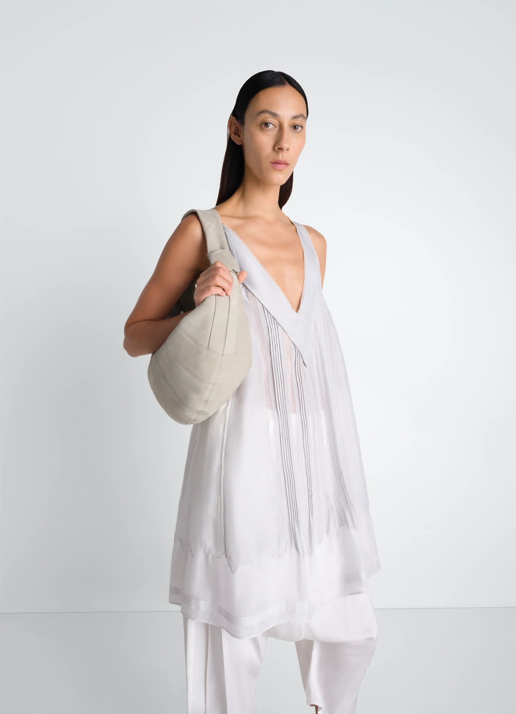 FORTUNE CROISSANT BAG IN NUBUCK LEATHER