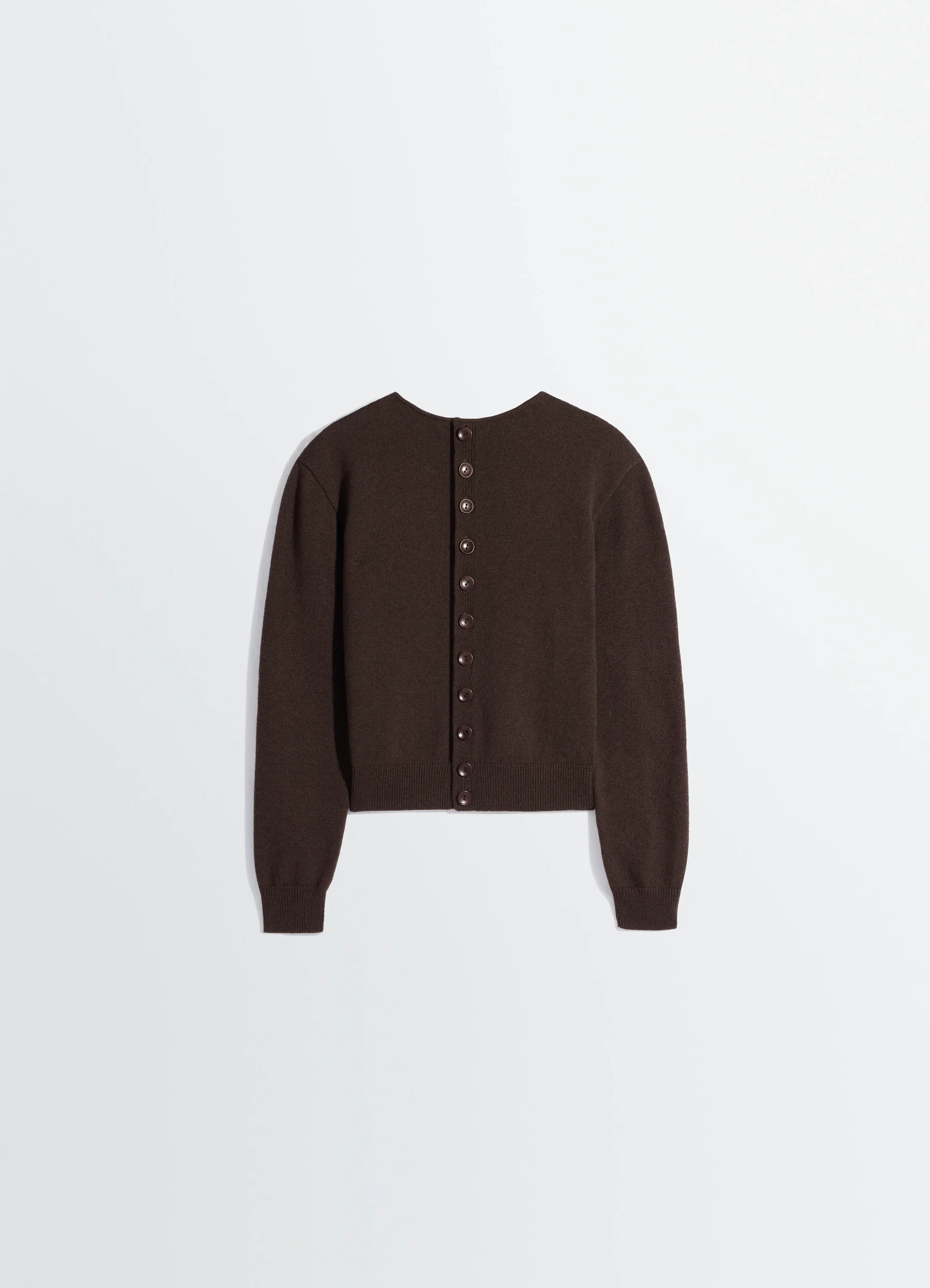 REVERSIBLE BUTTONED SWEATER IN CASHMERE WOOL