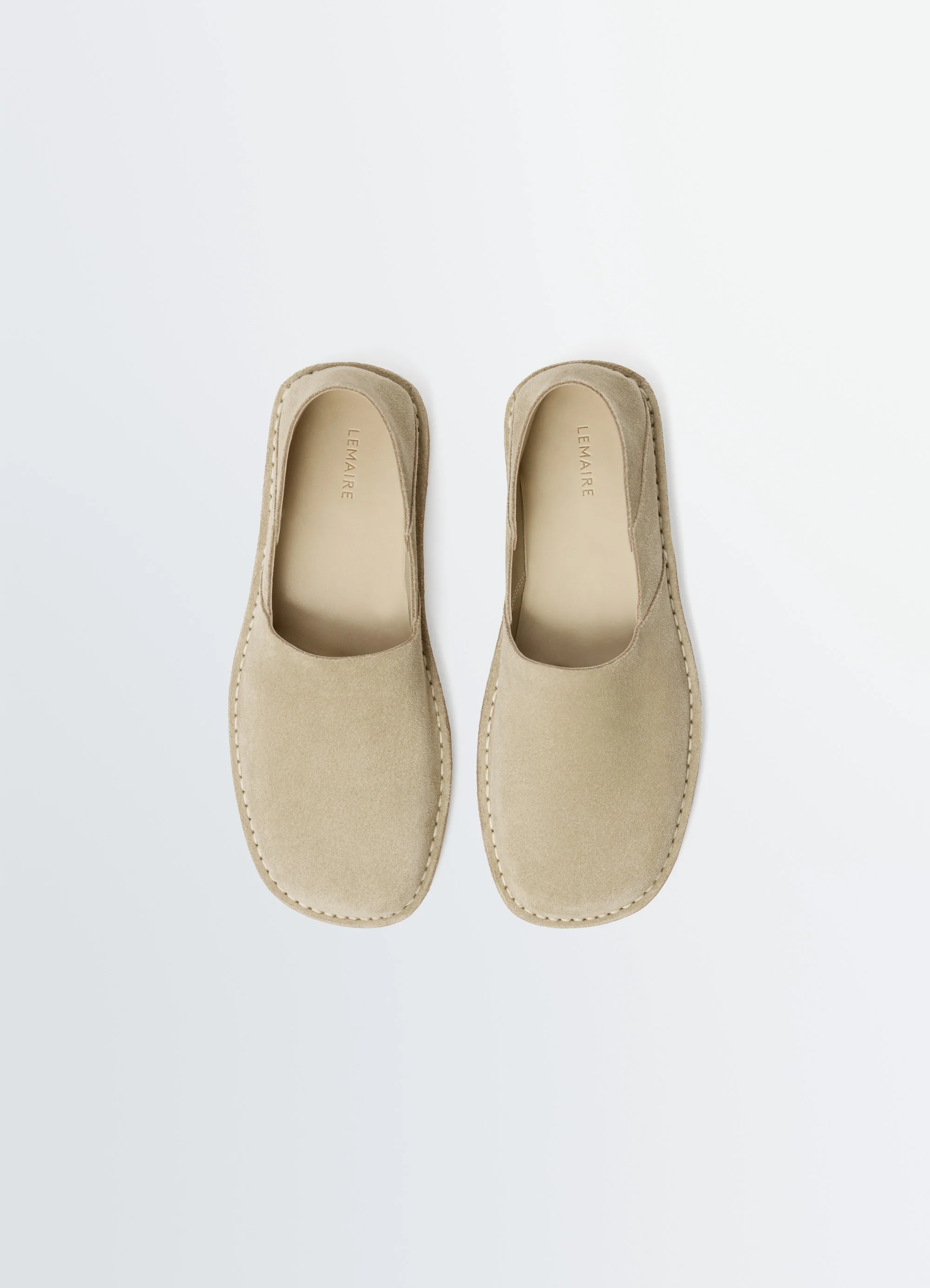 SQUARE SLIP-ON LOAFERS IN SUEDE LEATHER