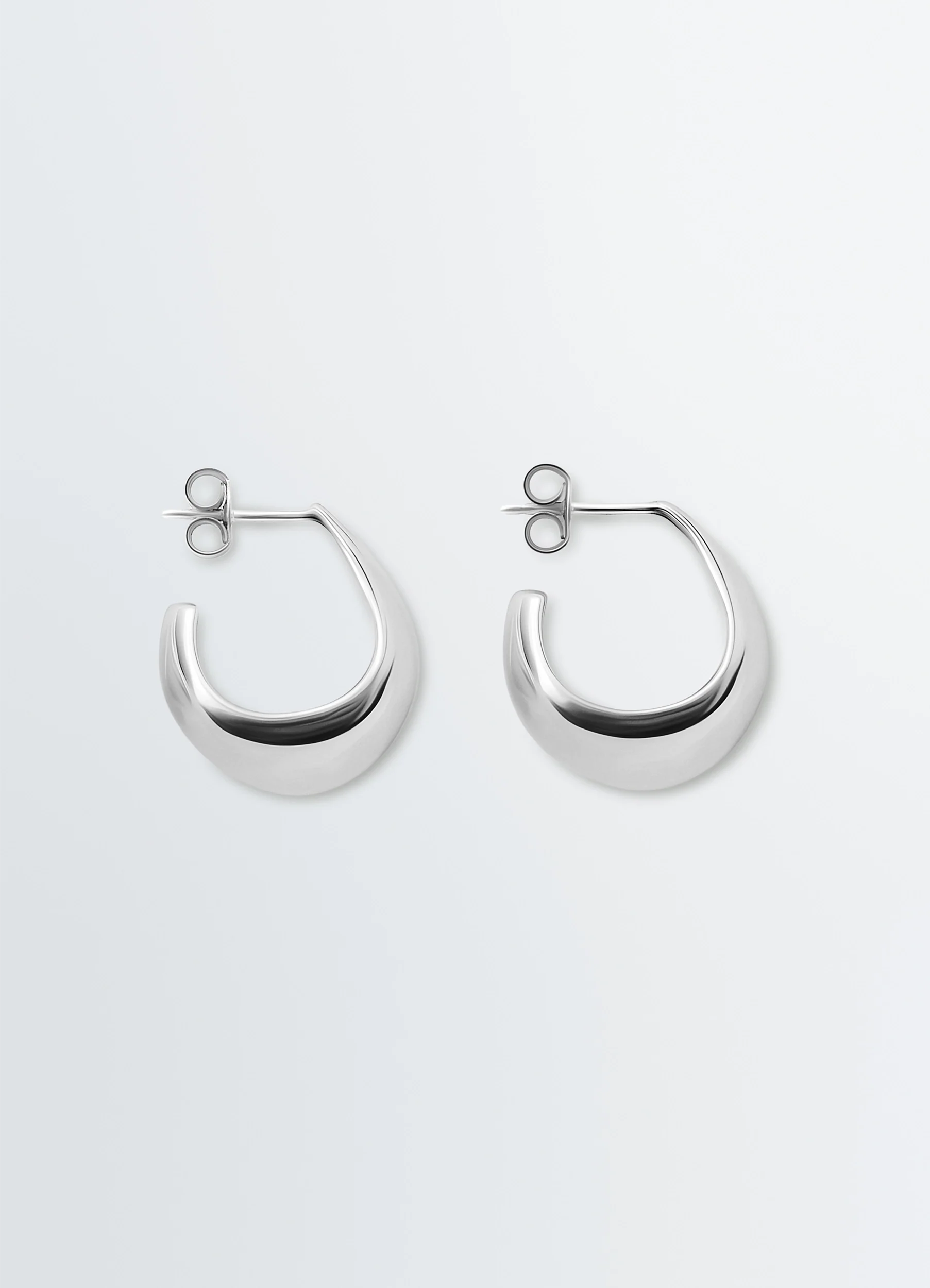 CURVED MINI DROP IN SILVER