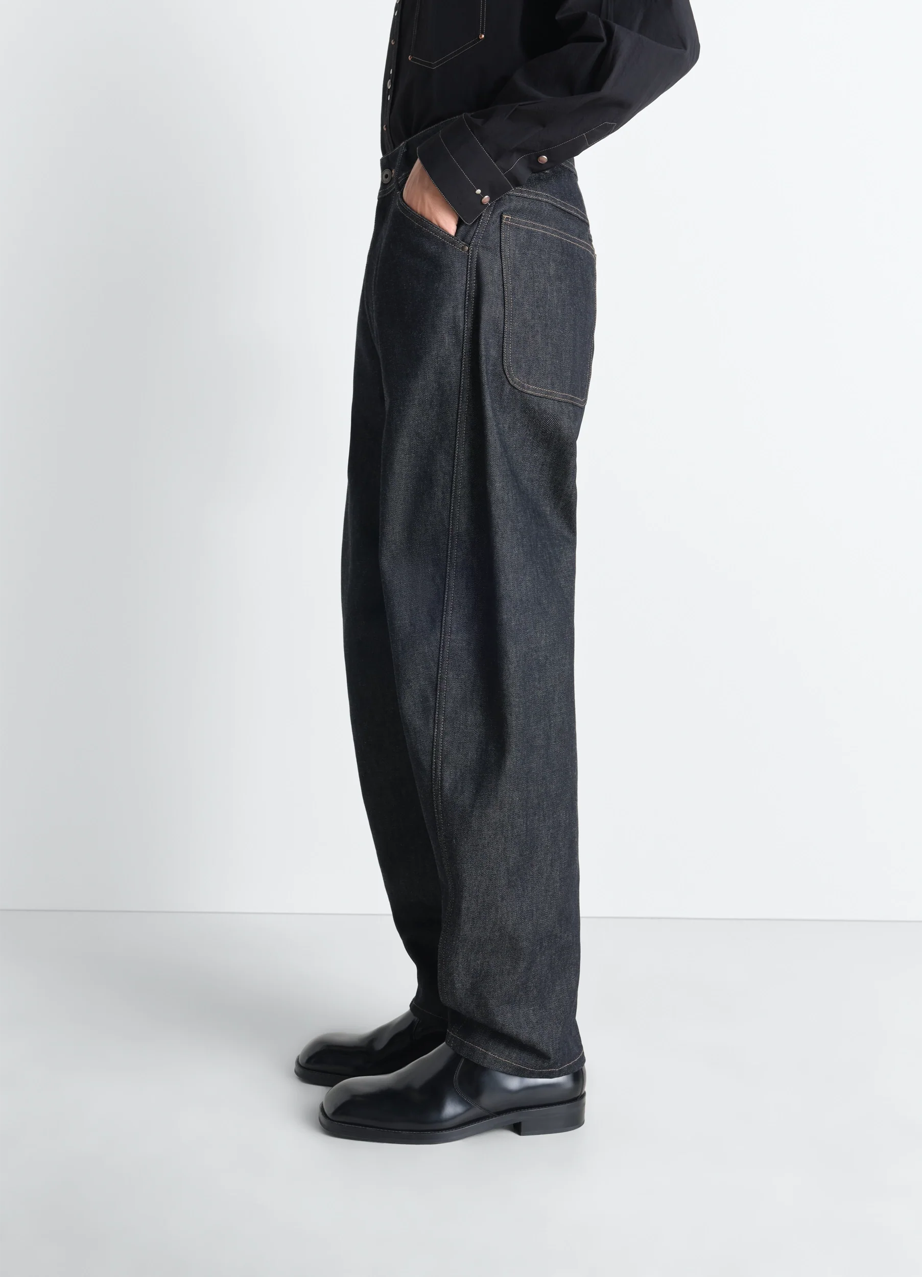 TWISTED WORKWEAR PANTS IN DENIM